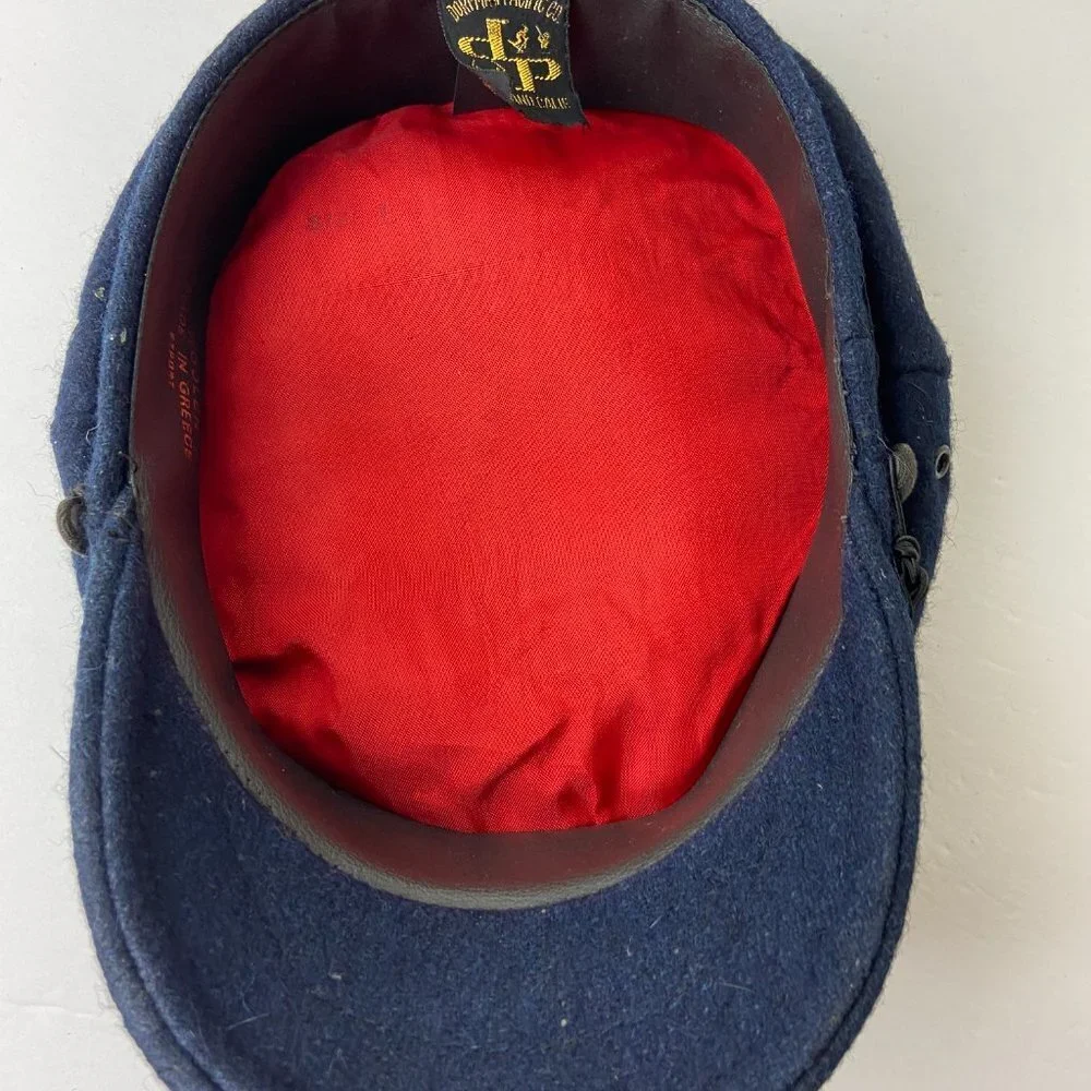 Vintage Dorfman Pacific Co Braided Fisherman’s Golf  Cap Woolen Sz L